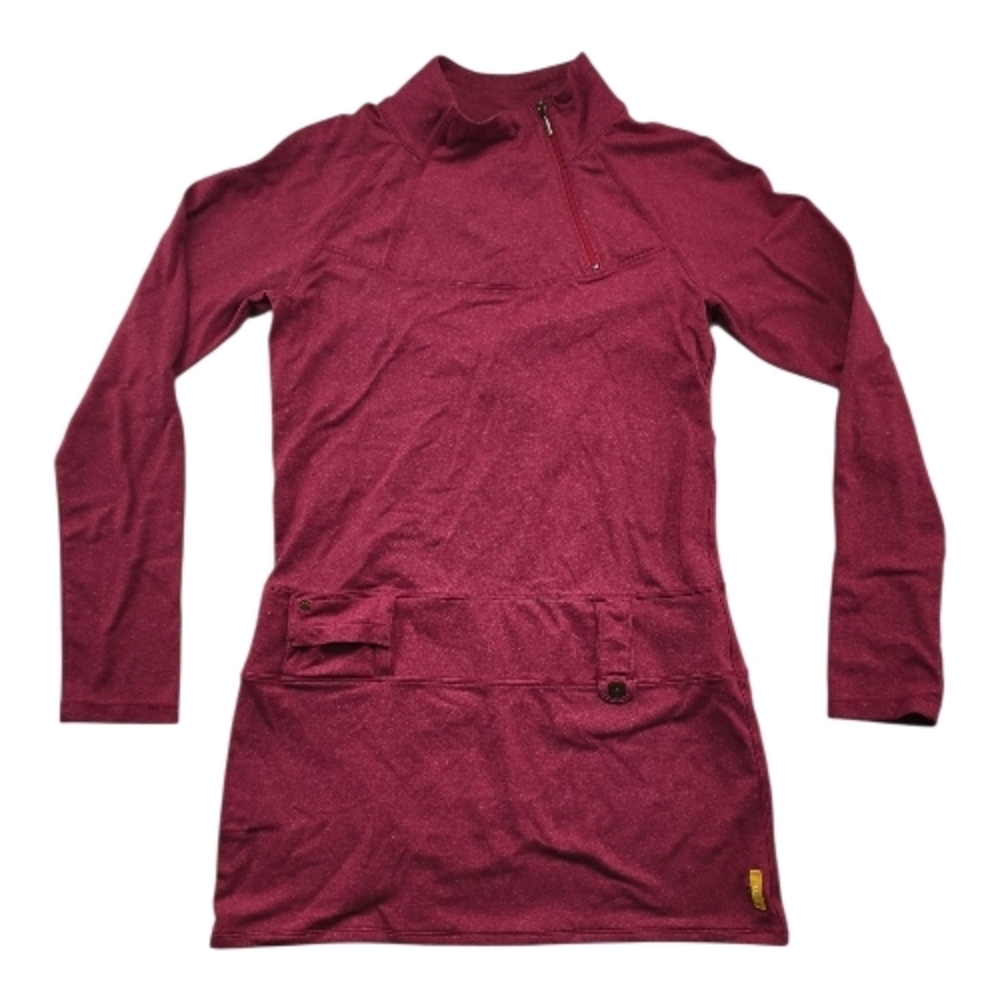 Lole Evolt Tunic Dress Travel UPF50 Athleisure Hiking Raspberry